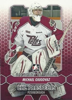 2012-13 In The Game Between The Pipes #49 Michael Giugovaz Front