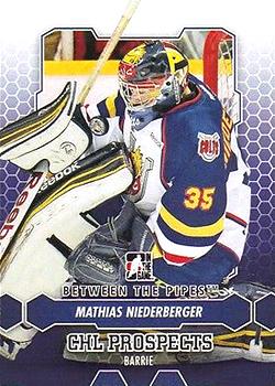 2012-13 In The Game Between The Pipes #3 Mathias Niederberger Front