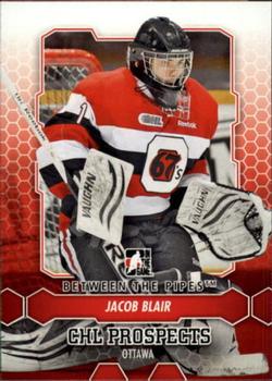 2012-13 In The Game Between The Pipes #43 Jacob Blair Front
