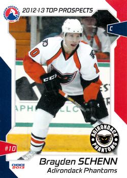 2012-13 Choice AHL Top Prospects #3 Brayden Schenn Front