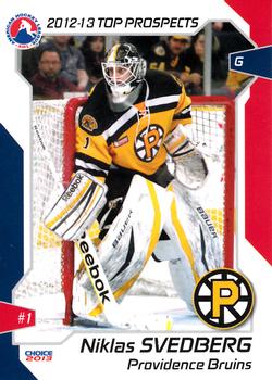 2012-13 Choice AHL Top Prospects #46 Niklas Svedberg Front