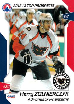 2012-13 Choice AHL Top Prospects #5 Harry Zolnierczyk Front