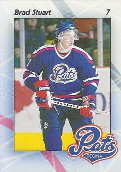 1996-97 Regina Pats (WHL) #4 Brad Stuart Front