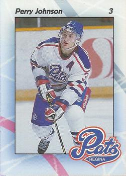 1996-97 Regina Pats (WHL) #6 Perry Johnson Front