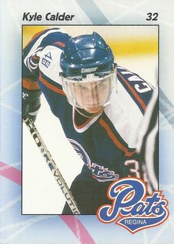 1996-97 Regina Pats (WHL) #8 Kyle Calder Front