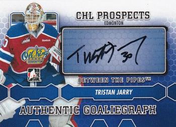 2012-13 In The Game Between The Pipes - Authentic Goaliegraphs #A-TJ Tristan Jarry Front