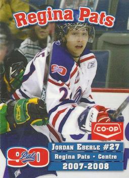 2007-08 Co-op Regina Pats (WHL) #8 Jordan Eberle Front