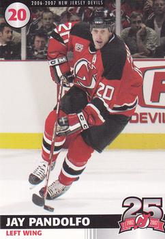 2006-07 25th Anniversary Captains' Series New Jersey Devils #NNO Jay Pandolfo Front