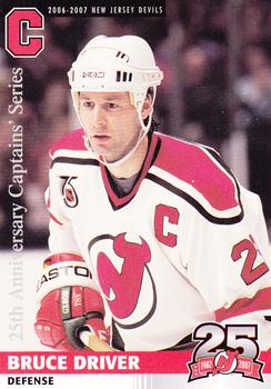 2006-07 25th Anniversary Captains' Series New Jersey Devils #NNO Bruce Driver Front