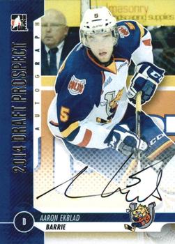 2012-13 In The Game Draft Prospects - Autographs Silver #A-AE2 Aaron Ekblad Front