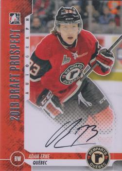 2012-13 In The Game Draft Prospects - Autographs Silver #A-AER2 Adam Erne Front
