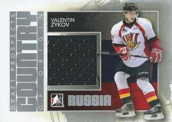 2012-13 In The Game Draft Prospects - Country of Origin Silver #COO-05 Valentin Zykov Front