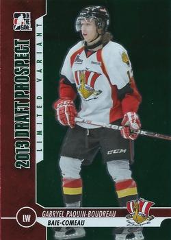 2012-13 In The Game Draft Prospects - Emerald #54 Gabryel Paquin-Boudreau Front