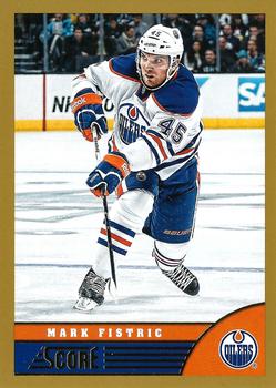 2013-14 Score - Gold #196 Mark Fistric Front