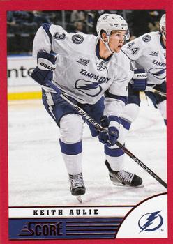 2013-14 Score - Red #472 Keith Aulie Front