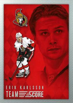 2013-14 Score - Team Score #TS-8 Erik Karlsson Front