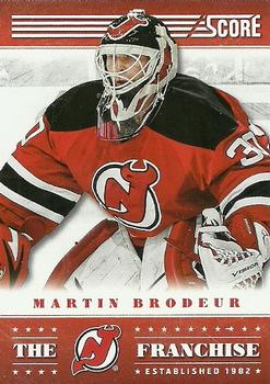2013-14 Score - The Franchise #TF-17 Martin Brodeur Front