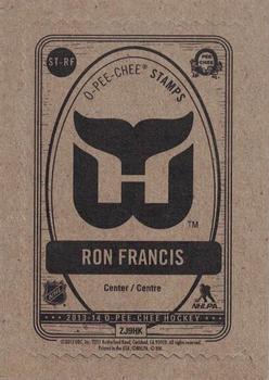 2013-14 O-Pee-Chee - Stamps #ST-RF Ron Francis Back