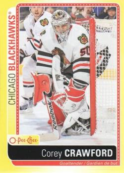 2013-14 O-Pee-Chee - Stickers #S-CC Corey Crawford Front