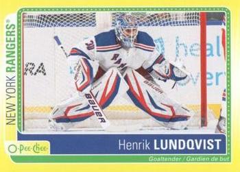 2013-14 O-Pee-Chee - Stickers #S-HL Henrik Lundqvist Front