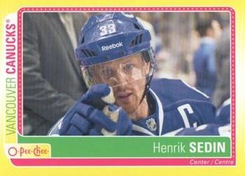 2013-14 O-Pee-Chee - Stickers #S-HS Henrik Sedin Front