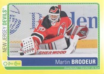 2013-14 O-Pee-Chee - Stickers #S-MB Martin Brodeur Front