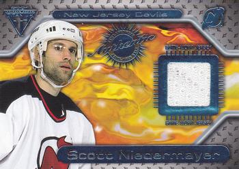 2000-01 Pacific Private Stock Titanium - Game-Used Gear #106 Scott Niedermayer Front