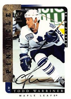 1996-97 Pinnacle Be a Player - Autographs #122 Todd Warriner Front