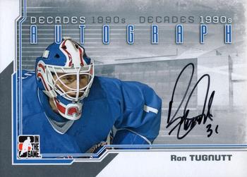2013-14 In The Game Decades 1990s - Autographs #A-RT Ron Tugnutt Front