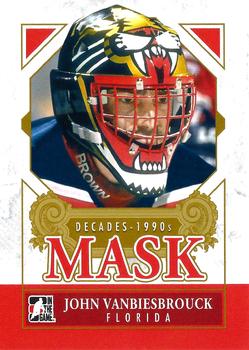 2013-14 In The Game Decades 1990s - Decades Mask #DM-12 John Vanbiesbrouck Front