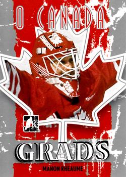 2007-08 In The Game O Canada #80 Manon Rheaume Front