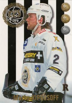 1998-99 Cardset Finland #230 Marko Kiprusoff Front