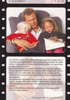 1998-99 Cardset Finland - Off Duty #1 Juha Ikonen Back