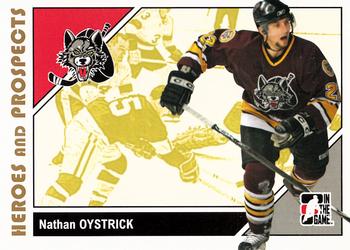 2007-08 In The Game Heroes and Prospects #20 Nathan Oystrick Front