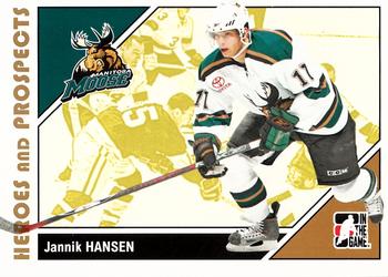 2007-08 In The Game Heroes and Prospects #33 Jannik Hansen Front