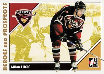 2007-08 In The Game Heroes and Prospects #61 Milan Lucic Front