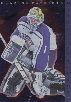 1999-00 Cardset Finland - Blazing Patriots #1 Miikka Kiprusoff Front