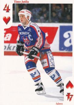 1999-00 Cardset Finland - Aces High #4♥ Timo Jutila Front