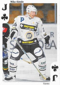 1999-00 Cardset Finland - Aces High #J♣ Mika Alatalo Front