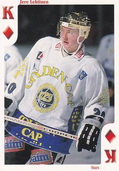1999-00 Cardset Finland - Aces High #K♦ Jere Lehtinen Front