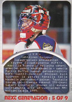 2000-01 Cardset Finland - Next Generation #5 Ari Ahonen Back