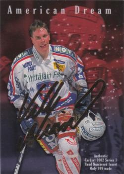 2001-02 Cardset Finland - American Dream #NNO Ville Nieminen Front
