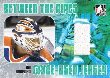 2005-06 In The Game Between the Pipes - Game-Used Jersey #GUJ-11 Bill Ranford Front
