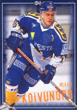 1996-97 Leaf Sisu SM-Liiga (Finnish) #92 Mikko Koivunoro Front