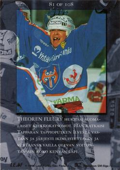 1995-96 Leaf Sisu Limited (Finnish) #81 Theoren Fleury Back
