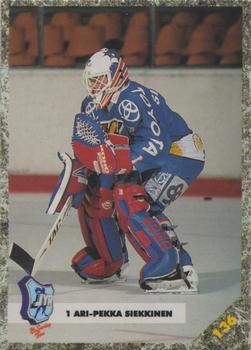 1993-94 Leaf Sisu SM-Liiga (Finnish) #136 Ari-Pekka Siekkinen Front