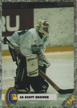 1993-94 Leaf Sisu SM-Liiga (Finnish) #256 Scott Brower Front