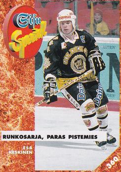 1993-94 Leaf Sisu SM-Liiga (Finnish) #360 Esa Keskinen Front