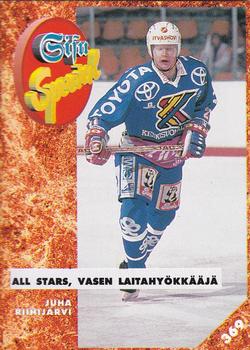 1993-94 Leaf Sisu SM-Liiga (Finnish) #369a Juha Riihijärvi Front
