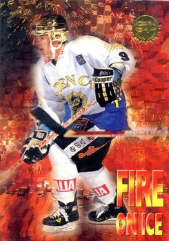 1994-95 Leaf Sisu SM-Liiga (Finnish) - Fire on Ice #10 Esa Keskinen Front
